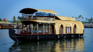 2 Bedroom Deluxe Upper Deck Houseboat in Alleppey